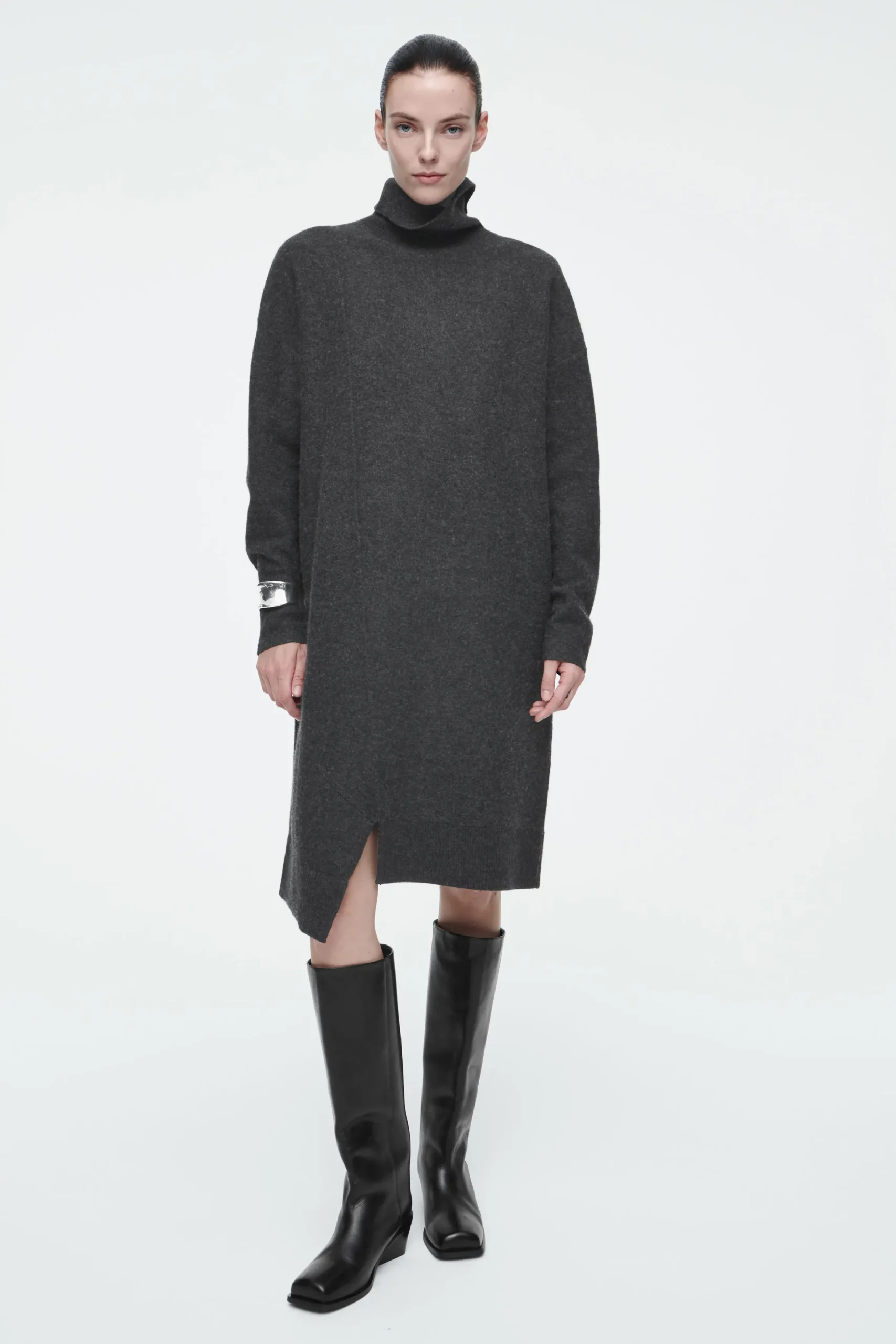COS Stickat | Klänningar & Jumpsuits*ASYMMETRIC MERINO WOOL DRESS