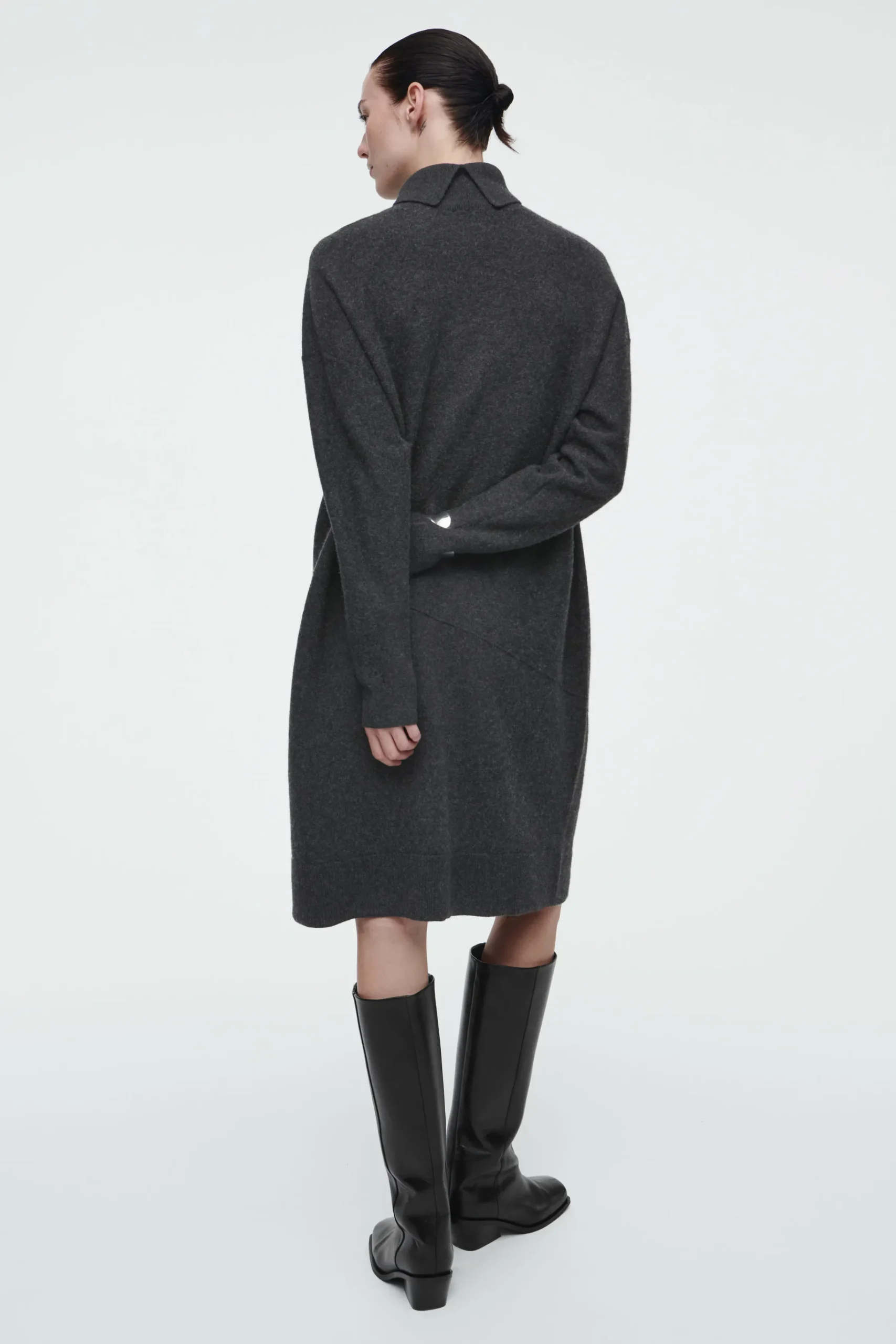 COS Stickat | Klänningar & Jumpsuits*ASYMMETRIC MERINO WOOL DRESS