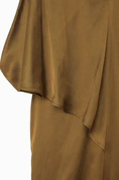 COS Klänningar & Jumpsuits*ASYMMETRISK MIDIKLÄNNING I SATIN