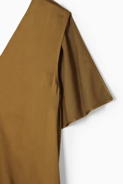 COS Klänningar & Jumpsuits*ASYMMETRISK MIDIKLÄNNING I SATIN