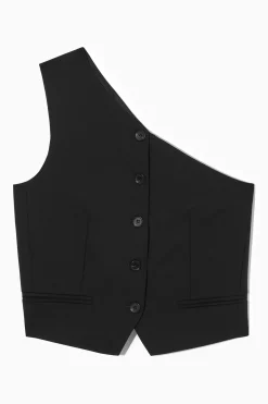 COS Kavajer & Skräddat | Västar*ASYMMETRISK SKRÄDDAD VÄST I ULL