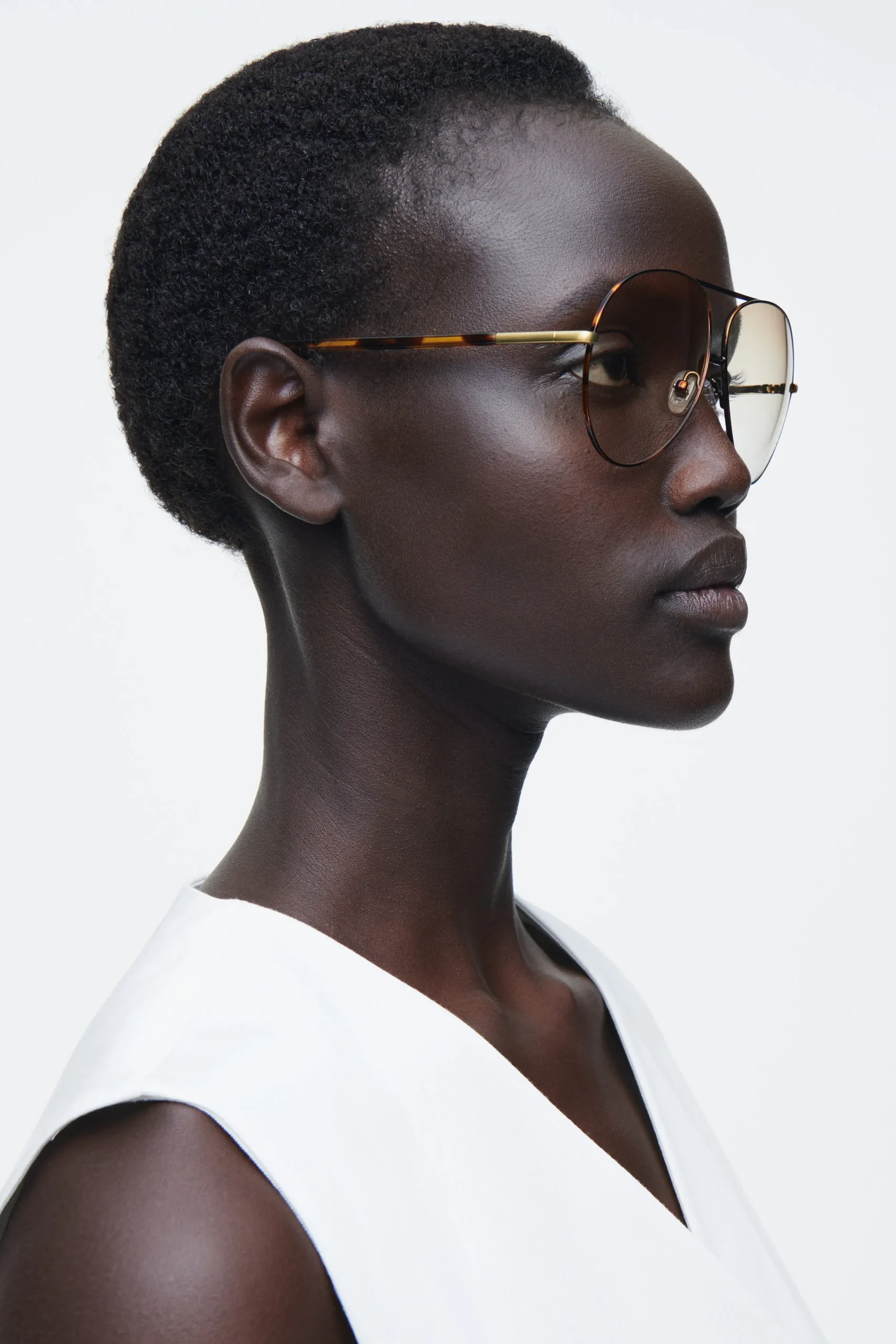 COS Solglasögon | Strandaccessoarer*AVIATOR PILOTGLASÖGON MED TUNNA BÅGAR