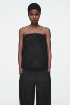 COS Toppar*BANDEAU MED FJÄDRAR