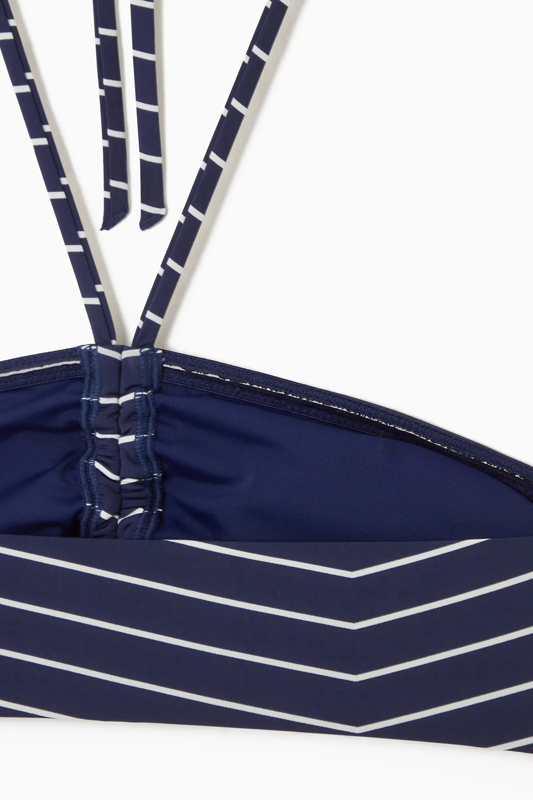 COS Badkläder*BANDEAU-BIKINI-BH MED HALTERNECK