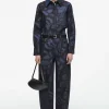 COS Jeans | Byxor*BAY JACQUARD BYXOR MED BARREL-LEG