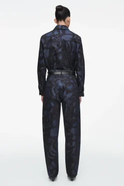 COS Jeans | Byxor*BAY JACQUARD BYXOR MED BARREL-LEG