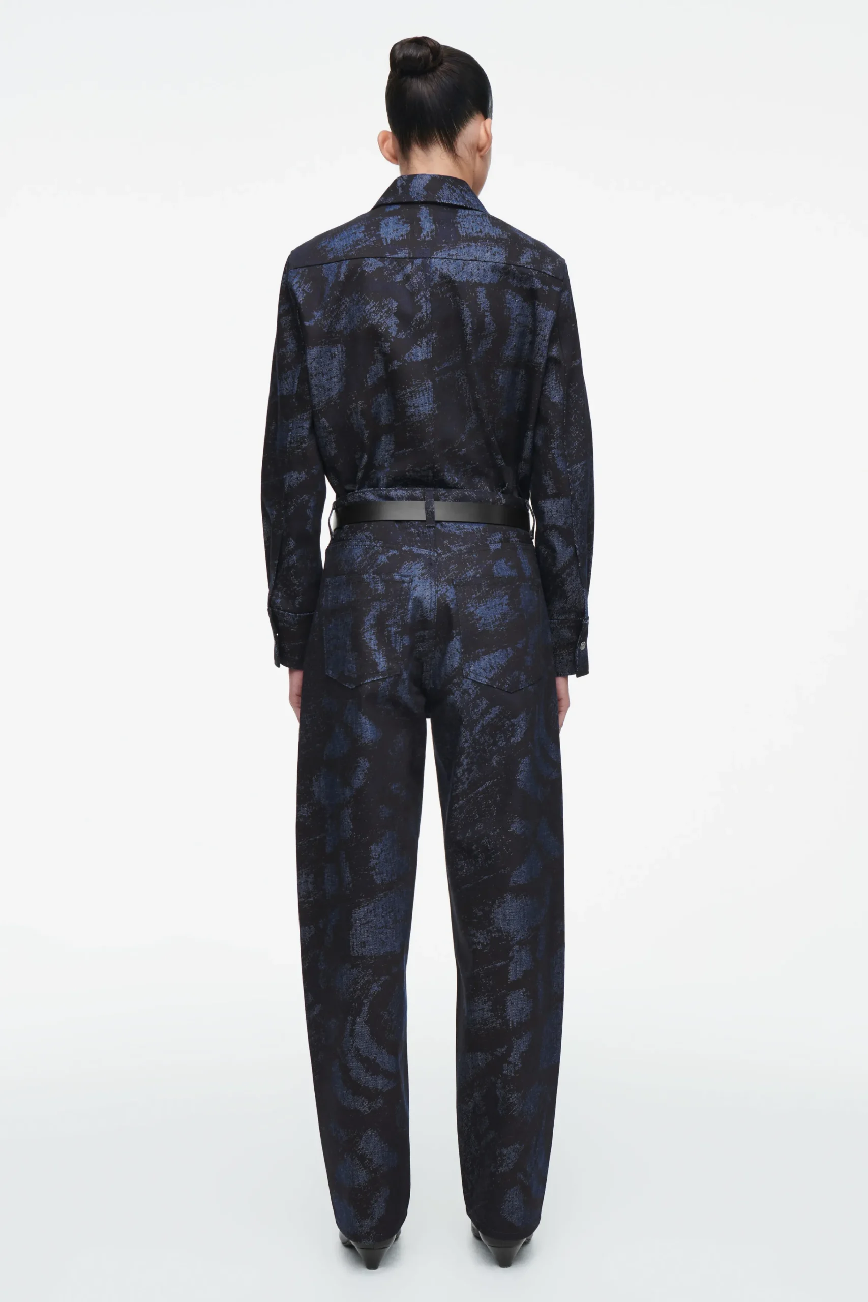 COS Jeans | Byxor*BAY JACQUARD BYXOR MED BARREL-LEG