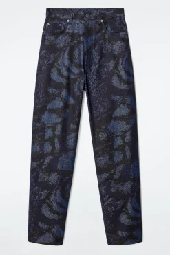 COS Jeans | Byxor*BAY JACQUARD BYXOR MED BARREL-LEG