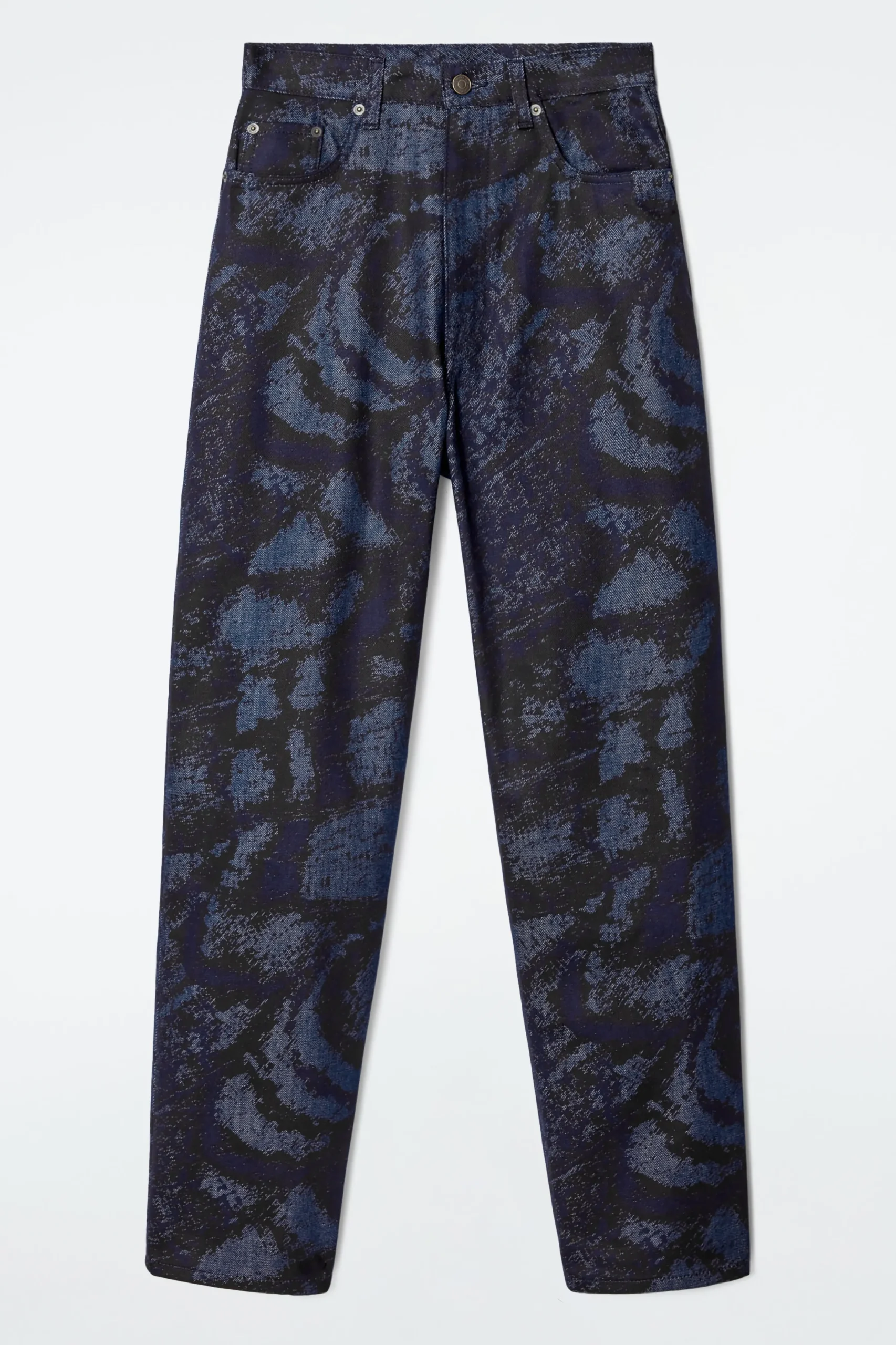 COS Jeans | Byxor*BAY JACQUARD BYXOR MED BARREL-LEG