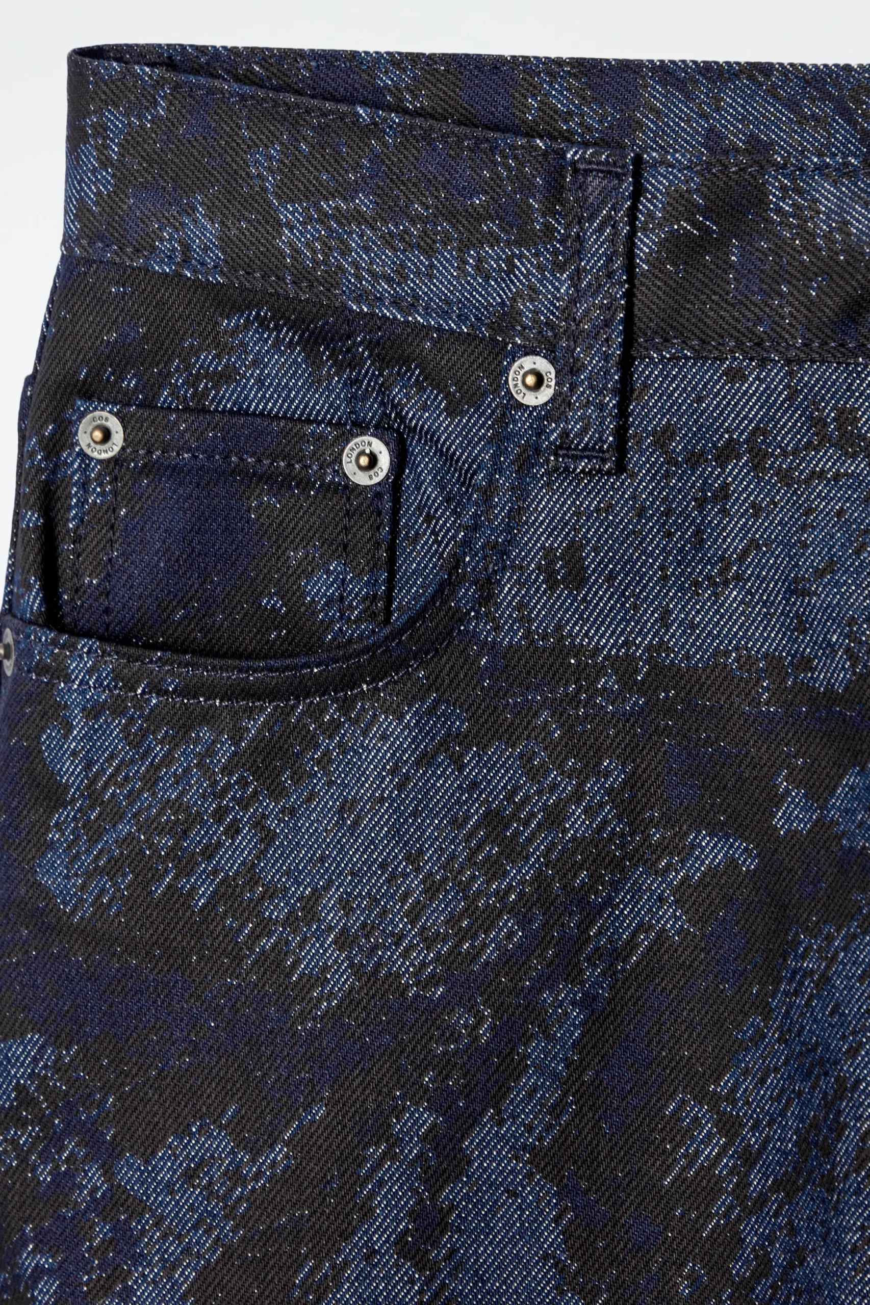COS Jeans | Byxor*BAY JACQUARD BYXOR MED BARREL-LEG