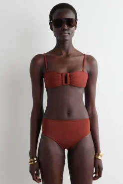 COS Badkläder | Nyheter*BIKINI-BH I RYNKAD BANDEAUMODELL