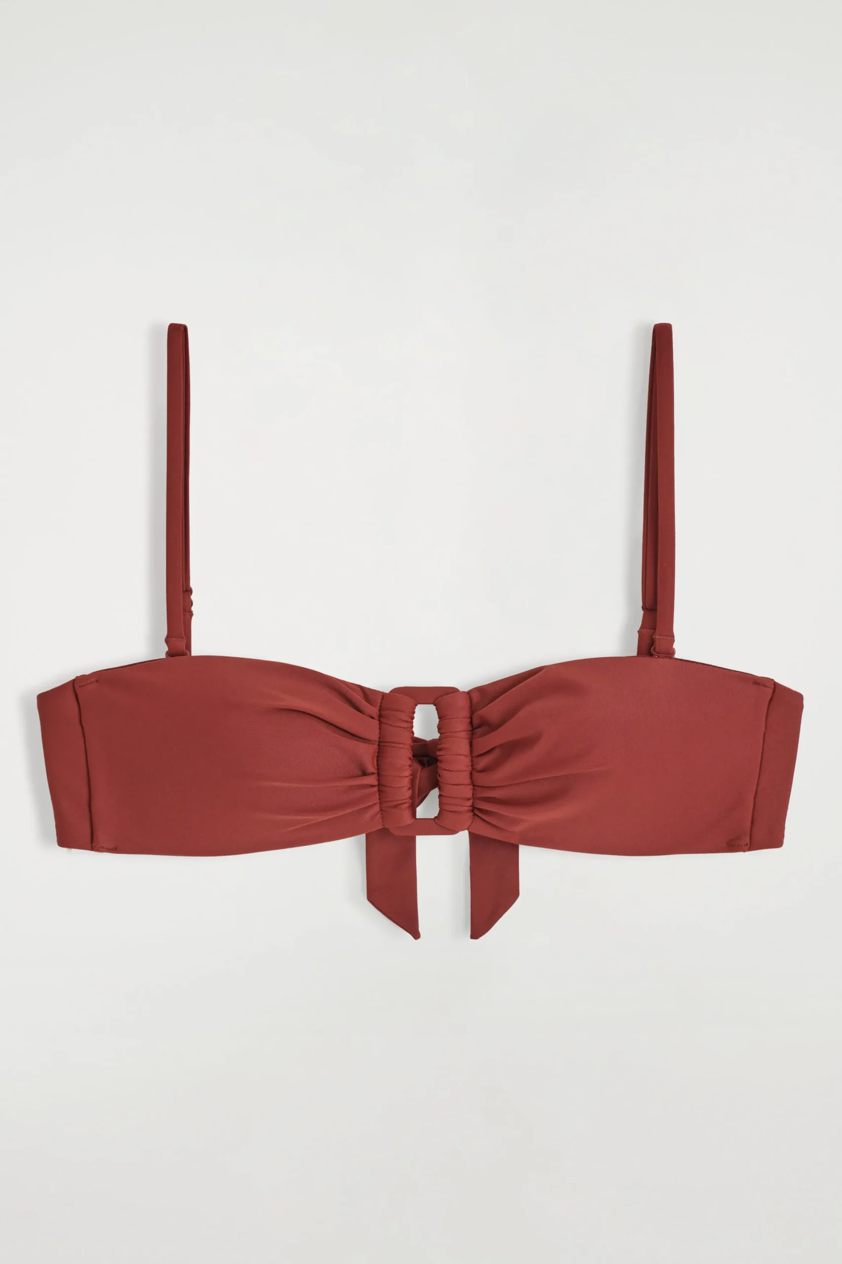 COS Badkläder | Nyheter*BIKINI-BH I RYNKAD BANDEAUMODELL