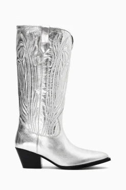 COS Skor*BRODERADE COWBOYBOOTS I LÄDER
