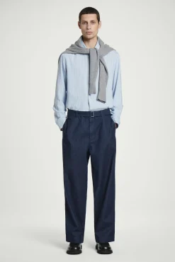 COS Jeans | Byxor*BYXOR I DENIM MED BÄLTE & RAKA BEN