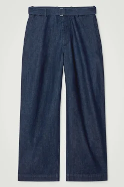 COS Jeans | Byxor*BYXOR I DENIM MED BÄLTE & RAKA BEN