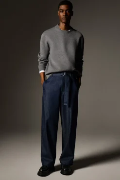 COS Jeans | Byxor*BYXOR I DENIM MED BÄLTE & RAKA BEN