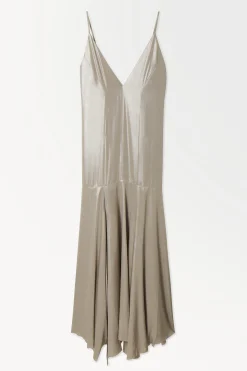 COS Klänningar & Jumpsuits*DEN UTSVÄNGDA SLIPKLÄNNINGEN I METALLIC