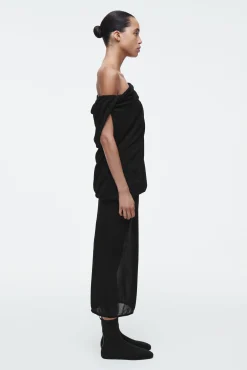 COS Stickat | Toppar*DRAPERAD STICKAD TOPP