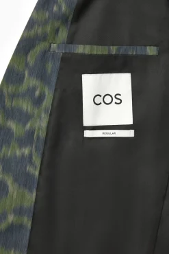 COS Jackor & Kappor | Kostymer*ENKELKNÄPPT KAVAJ MED DJURMÖNSTER – KLASSISK