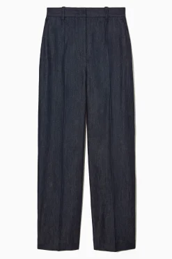 COS Kavajer & Skräddat | Byxor*FIGURNÄRA SKRÄDDADE BYXOR I DENIM