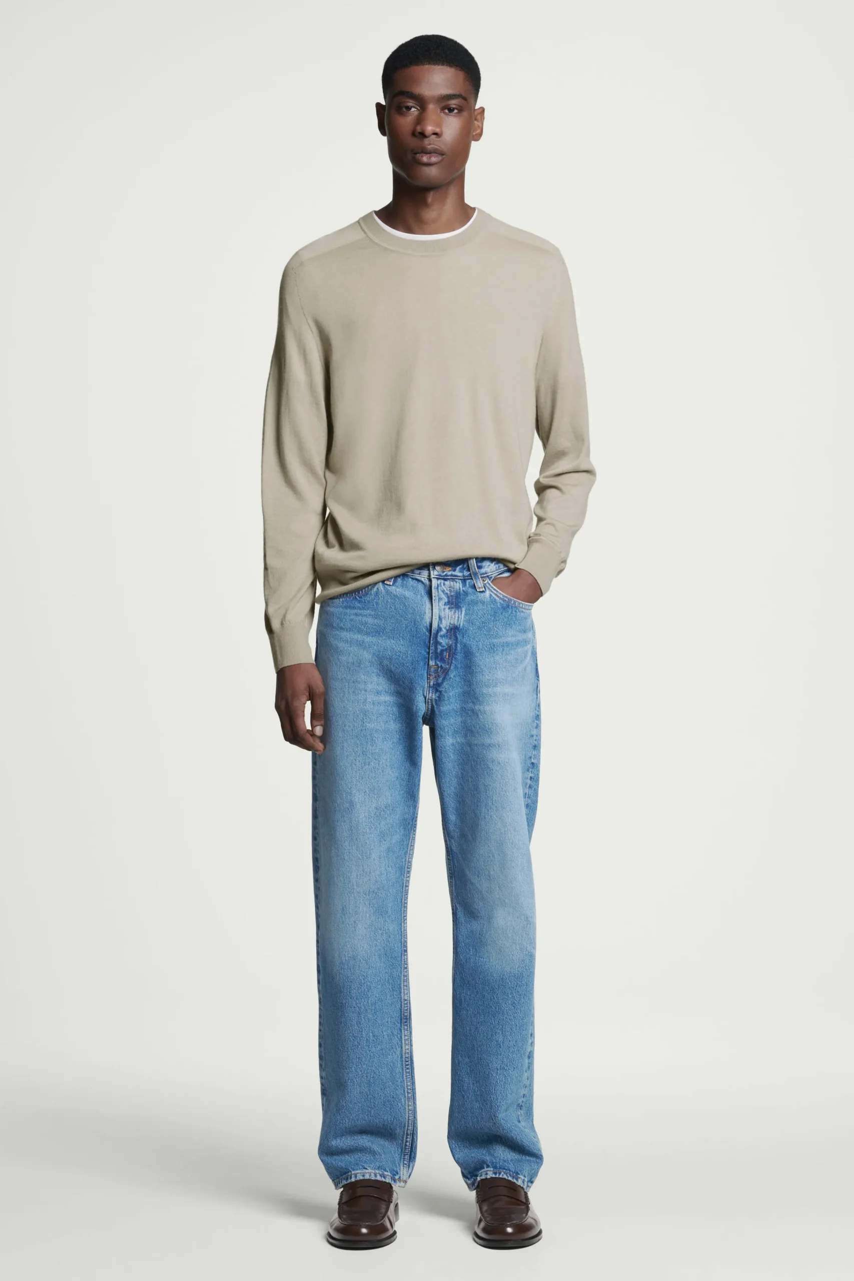 COS Stickat*FINSTICKAD TRÖJA I KASHMIR MED CREWNECK
