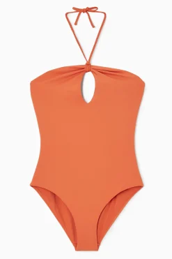 COS Badkläder*HALTERNECK-BADDRÄKT I NEOPREN MED UTSKUREN DETALJ