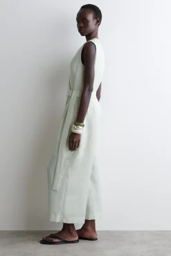 COS Byxor | Klänningar & Jumpsuits*JUMPSUIT I LINNE MED OMLOTTSKÄRNING