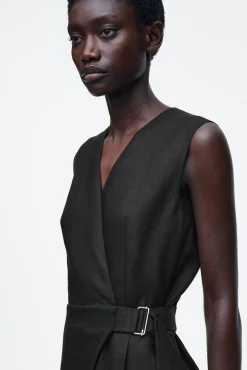 COS Byxor | Klänningar & Jumpsuits*JUMPSUIT I LINNE MED OMLOTTSKÄRNING