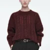 COS Stickat*KABELSTICKAD TRÖJA I MOHAIR