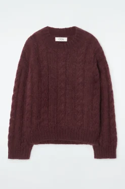 COS Stickat*KABELSTICKAD TRÖJA I MOHAIR