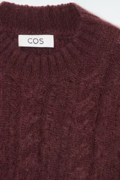 COS Stickat*KABELSTICKAD TRÖJA I MOHAIR
