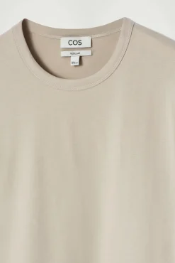 COS T-shirts*KLASSISK T-SHIRT I BORSTAD BOMULL