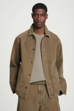 COS Jackor & Kappor | Matchande Set*LEDIG OVERSHIRT I DENIM MED KEDJESÖMMAR