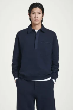 COS Sweatshirts & Hoodies | Matchande Set*LEDIG SWEATSHIRT MED PIKÉKRAGE
