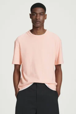 COS T-shirts | Linneplagg*LEDIG T-SHIRT I BOMULL OCH LINNE