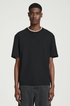COS T-shirts | Linneplagg*LEDIG T-SHIRT I BOMULL OCH LINNE