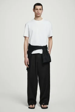 COS T-shirts | Linneplagg*LEDIG T-SHIRT I BOMULL OCH LINNE