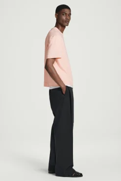 COS T-shirts | Linneplagg*LEDIG T-SHIRT I BOMULL OCH LINNE