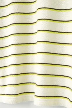 COS T-shirts*LEDIG T-SHIRT I RANDIG BOMULLSBOUCLÉ