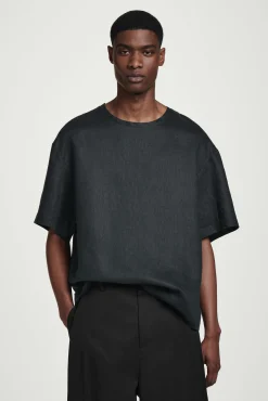 COS T-shirts | Linneplagg*LEDIG T-SHIRT I VÄVD LIN
