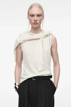 COS Stickat | T-shirts*LINNE I MERINOULL OCH LINNE