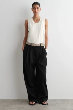 COS T-shirts | Toppar*LINNE MED RYNKADE DETALJER