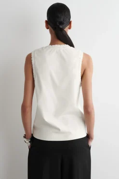 COS T-shirts | Toppar*LINNE MED RYNKADE DETALJER