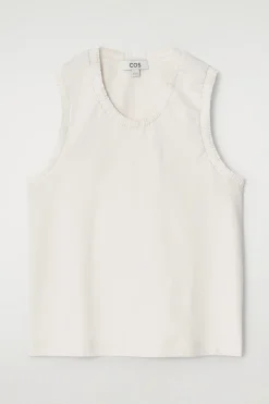 COS T-shirts | Toppar*LINNE MED RYNKADE DETALJER