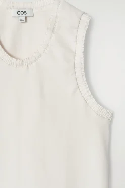 COS T-shirts | Toppar*LINNE MED RYNKADE DETALJER