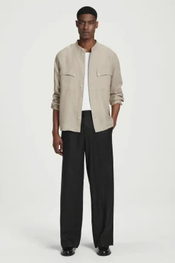 COS Byxor | Linneplagg*LINNEBYXOR MED ELASTISK MIDJA & RAKA BEN