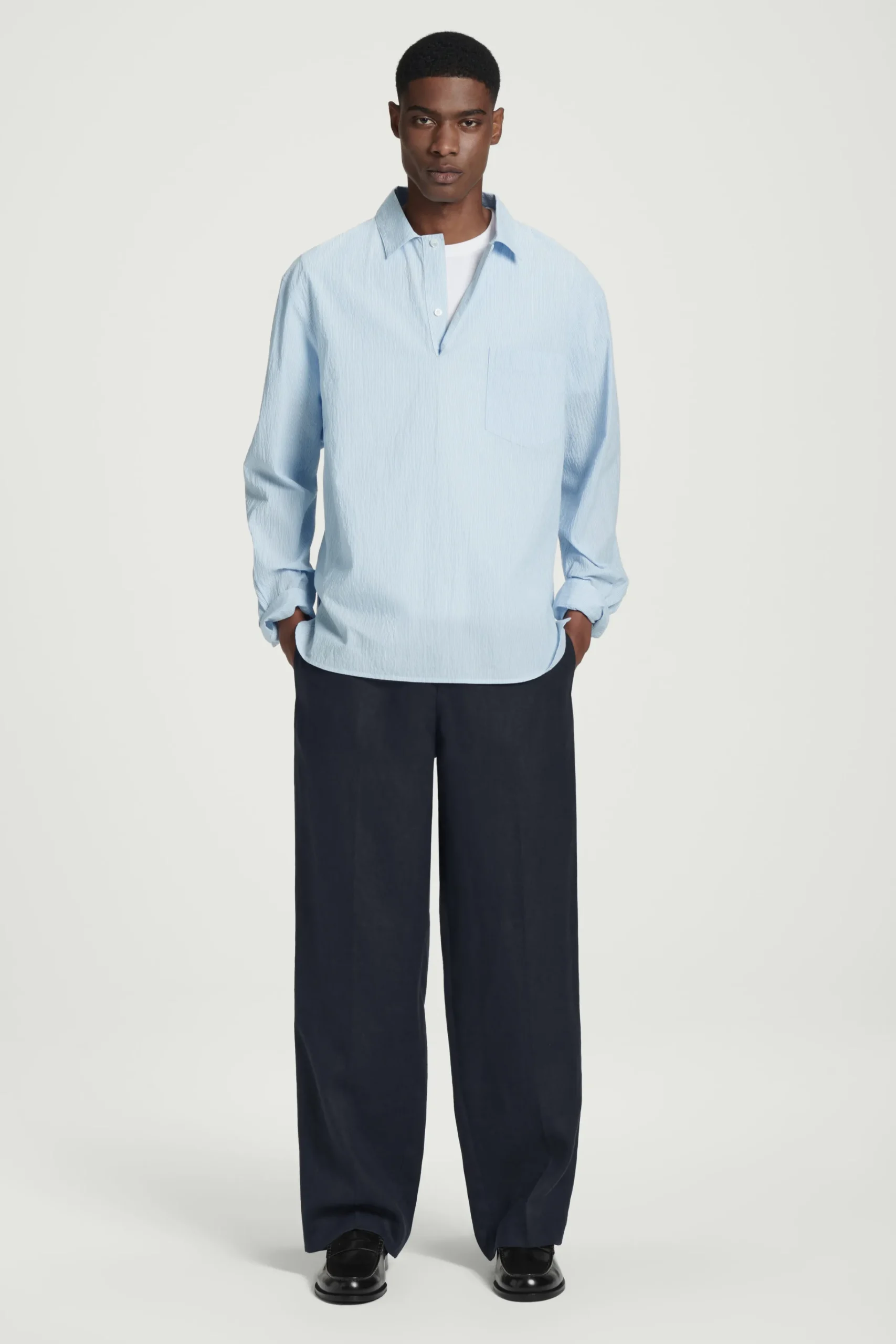 COS Byxor | Linneplagg*LINNEBYXOR MED ELASTISK MIDJA & RAKA BEN