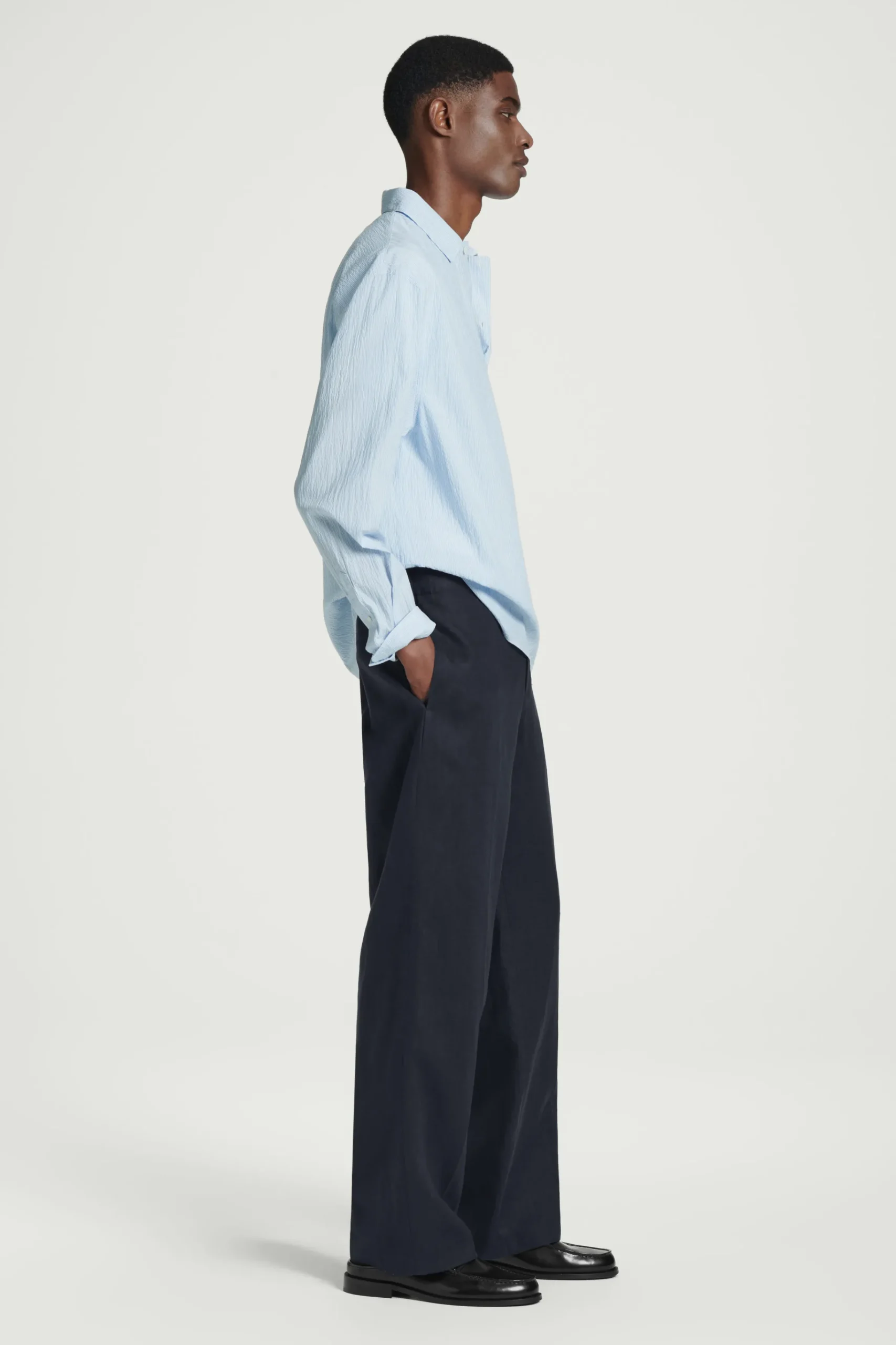 COS Byxor | Linneplagg*LINNEBYXOR MED ELASTISK MIDJA & RAKA BEN