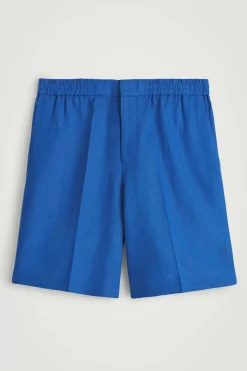 COS Byxor | Linneplagg*LINNESHORTS MED ELASTISK MIDJA