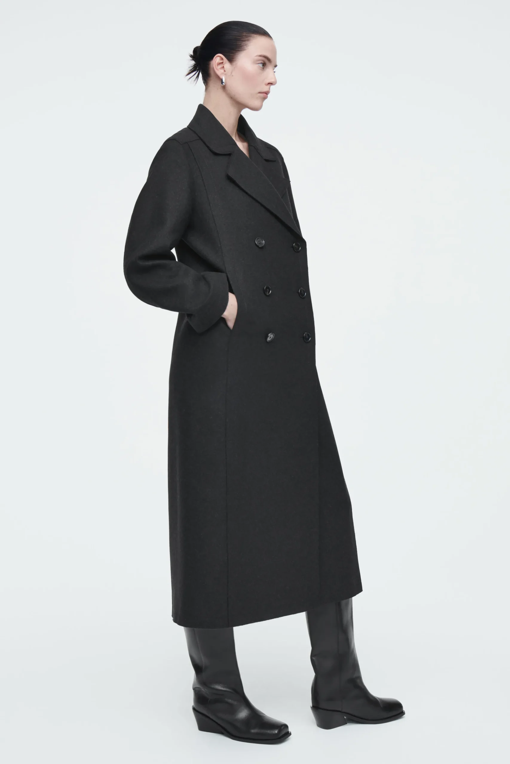 COS Jackor & Kappor*LÅNG PEACOAT I ULL
